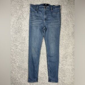 Hollister Jeans Womens 15 High Rise Jean Legging Advanced Stretch Regular Wash